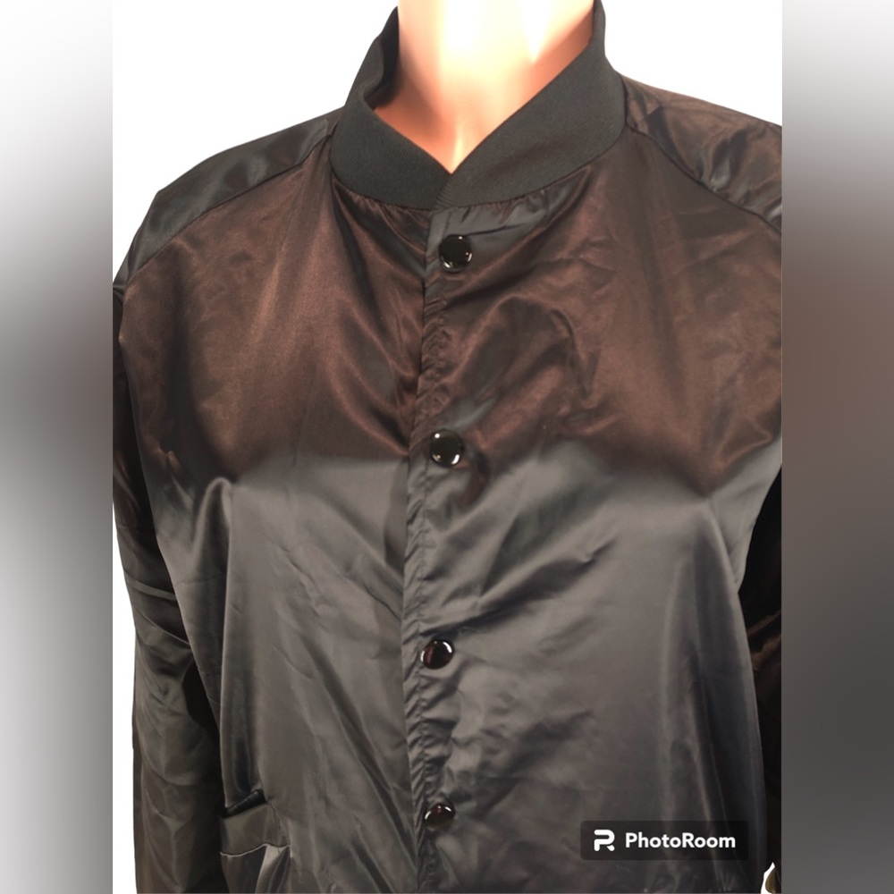 Cardinal Frat Satin Bomber Women Jacket ➖Size L - Picture 11 of 12